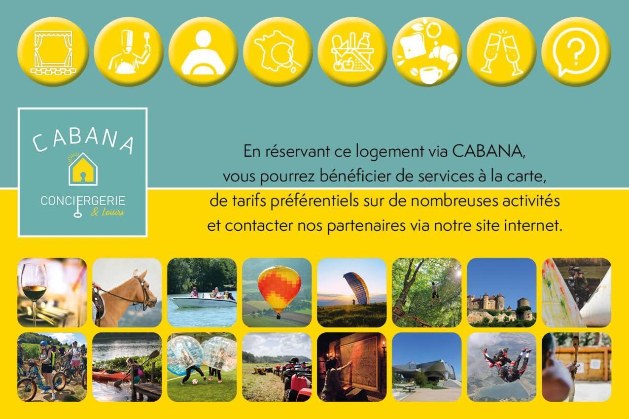Cabana & Rustique - Proche Macon Nord Viré Exterior photo